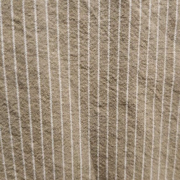 🪻BOGO🪻 CALVIN KLEIN JEANS 100% Cotton Tan Long Sleeve Button Down Shirt XL - Picture 8 of 9